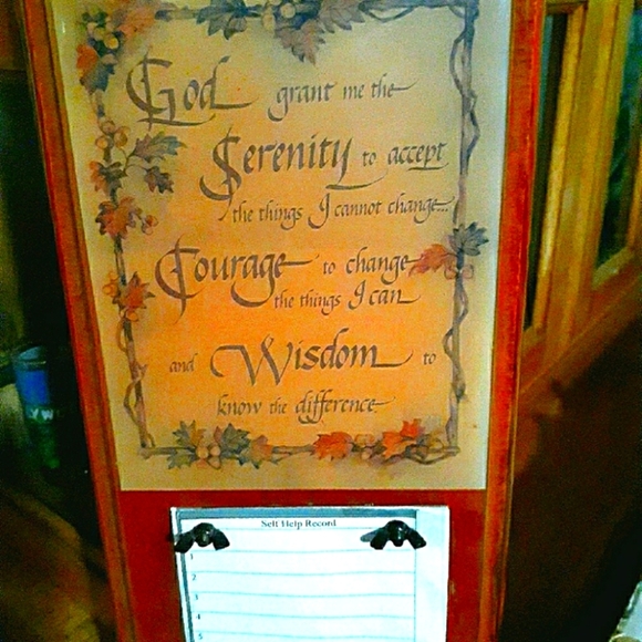 A wall Plaque/Sign (Serenity Prayer) - Picture 2 of 5